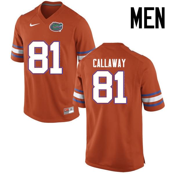 NCAA Florida Gators Antonio Callaway Men's #81 Nike Orange Stitched Authentic College Football Jersey IEK2464XH